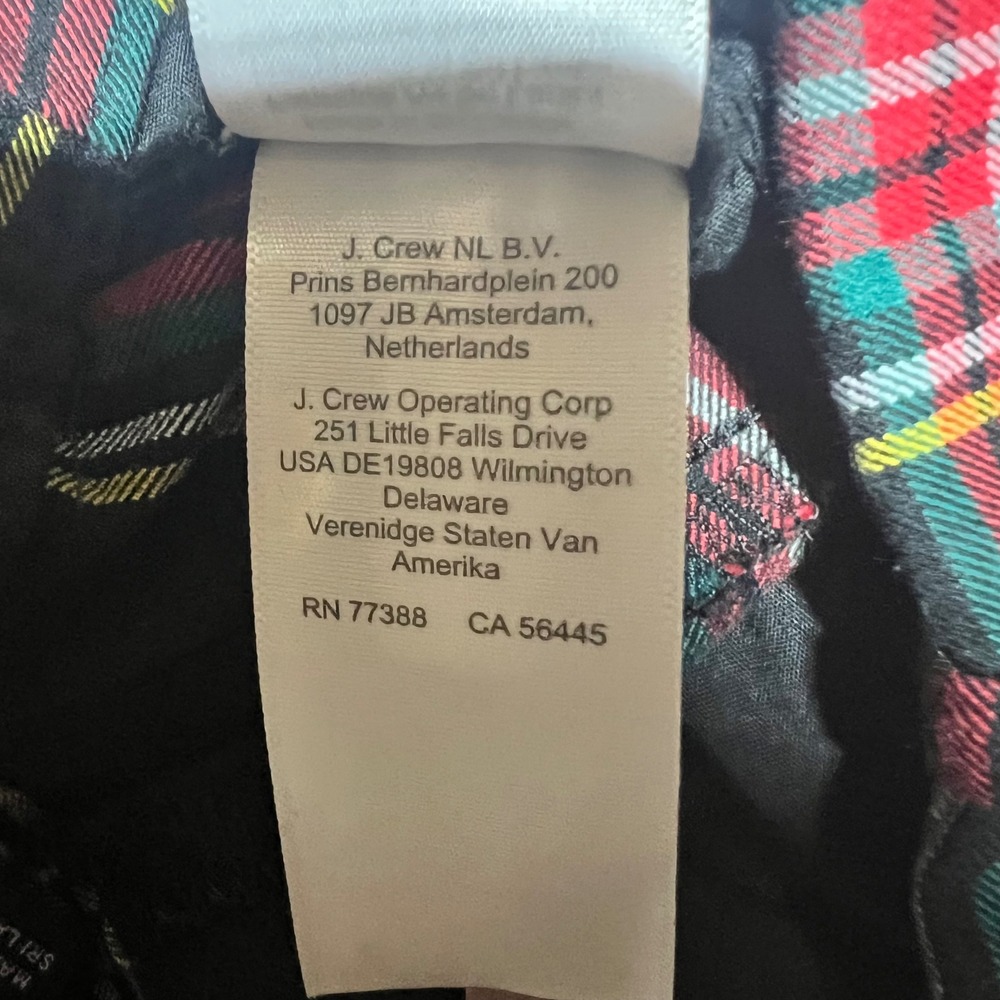 J.Crew Kallie‎ Pant Womens Size 8 Stewart Tartan Plaid Straight Leg Holiday Sass - Picture 11 of 14